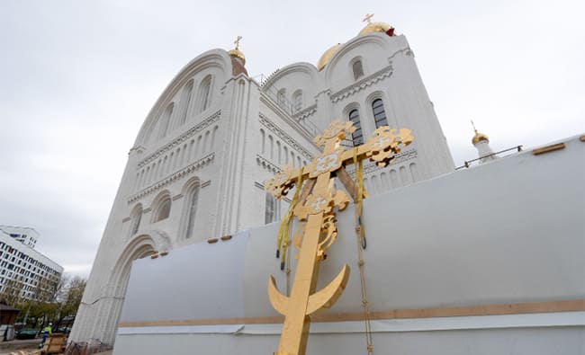 В храме Успения Пресвятой Богородицы завершается монтаж инженерных сетей