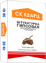 Купить на centrosnab.ru Гипсовая штукатурка белая машинного нанесения СК Кварц, 30 кг по цене от 242,00 руб.!
