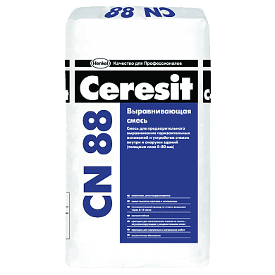 Высокопрочная стяжка полы Ceresit CN 88, 25 кг
