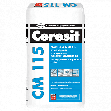 Клей для мрамора Ceresit CM 115, 25 кг