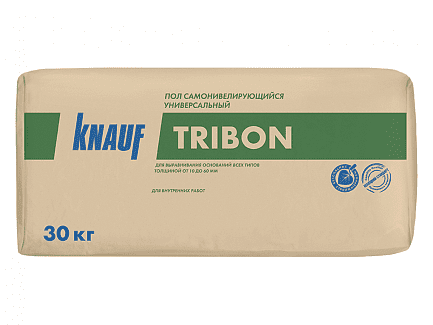 Напольная самонивелирующаяся смесь КНАУФ-Трибон, 30 кг