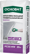 Купить на centrosnab.ru шпаклевка цементная фасадная белая универсальная основит базсилк pc30 mw, 20 кг по оптовой цене в Москве!