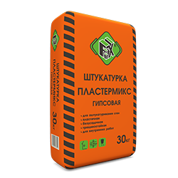 Купить на centrosnab.ru Штукатурка гипсовая белая ПЛАСТЕРМИКС Fix, 30кг по цене от 254,00 руб.!