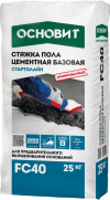 Купить на centrosnab.ru стяжка базовая основит стартолайн fc40, 25 кг по оптовой цене в Москве!