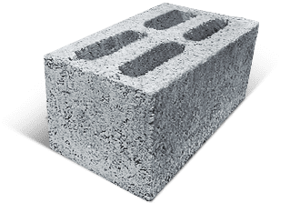 Керамзитобетонный блок стеновой 400х200х200 мм