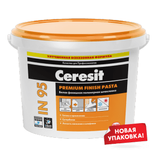 Готовая полимерная шпаклевка Ceresit IN 95, 5 кг