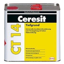 Купить на centrosnab.ru Грунтовка универсальная Германия Ceresit CT 14, 5 л по цене от 3 425,00 руб.!