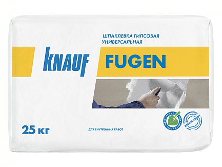Шпаклевка гипсовая универсальная КНАУФ-Фуген, 25 кг