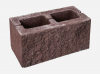 Купить на centrosnab.ru Блок рваный камень 390х190х188 мм (1-сторонний) коричневый по оптовой цене в Москве!