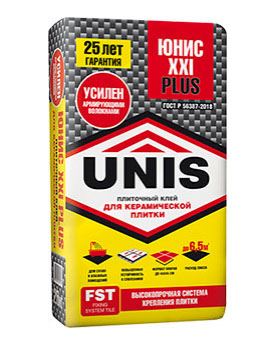 Плиточный клей Юнис XXI Plus (UNIS), 25 кг