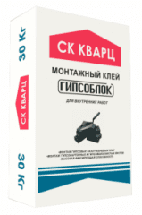 Купить на centrosnab.ru Клей монтажный ГИПСОБЛОК СК Кварц, 30 кг по цене от 252,00 руб.!