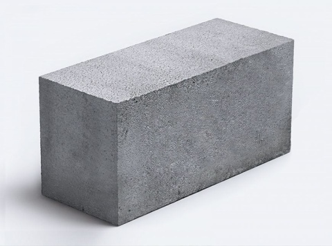 Блок пескоцементный стеновой полнотелый КСЛ-ПР-ПС-39-100-F75-2280, 390х190х188мм