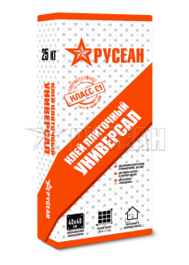 Купить на centrosnab.ru Клей для плитки УНИВЕРСАЛ Русеан, 25 кг по цене от 260,00 руб.!