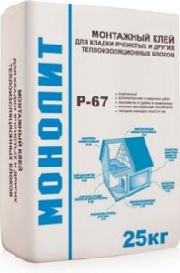 Купить на centrosnab.ru Клей Р-67 МРЗ для кладки блоков из ячеистого и пенобетона ЗИМА Монолит, 25 кг по цене от 181,00 руб.!