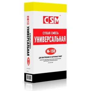 Купить на centrosnab.ru Сухая смесь Универальная М150 CSM (ЦСМ), 40кг по цене от 130,50 руб.!