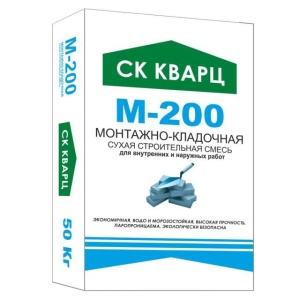 Купить на centrosnab.ru Сухая смесь универсальная М-200 СК Кварц, 50 кг по цене от 165,00 руб.!