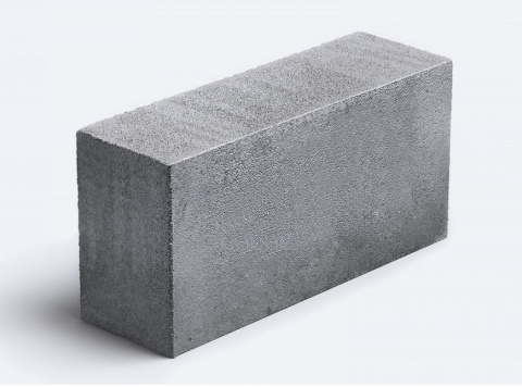 Полнотелый бетонный блок СКЦ-12ЛК, КСР-ПЗ-39-100-F75-2050, 390х120х188мм