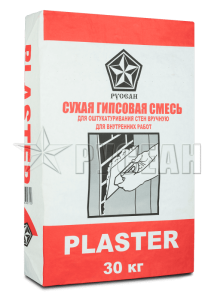 Купить на centrosnab.ru Гипсовая штукатурка Русеан PLASTER , 30кг по цене от 270,00 руб.!