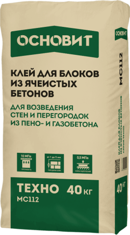 Клей монтажный ОСНОВИТ ТЕХНО MC112, 40 кг