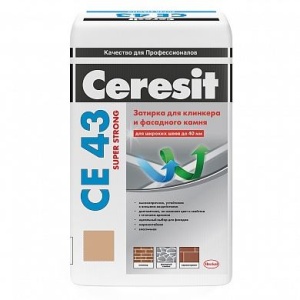Купить на centrosnab.ru Затирка высокопрочная Ceresit CE 43, 25 кг по цене от 1 568,00 руб.!