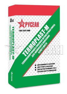 Купить на centrosnab.ru Гипсовая штукатурка Русеан TERMOPLAST-М, 30кг по цене от 285,00 руб.!