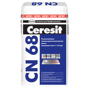 Купить на centrosnab.ru Самовыравнивающаяся смесь Ceresit CN 68, 25 кг по цене от 575,00 руб.!