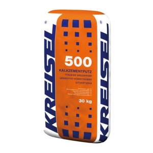 Купить на centrosnab.ru Штукатурка цементная Kreisel 500 KALKZEMENT-MASCHINENPUTZ, 30 кг по цене от 266,64 руб.!