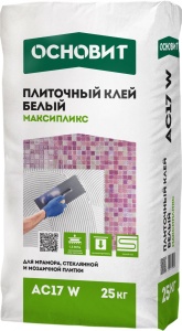 Купить на centrosnab.ru Клей плиточный ОСНОВИТ МАКСИПЛИКС AC17 W, 25 кг по цене от 810,00 руб.!
