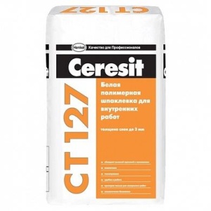 Купить на centrosnab.ru Шпаклевка полимерная для внутренних работ Ceresit CT 127, 25 кг по цене от 763,00 руб.!