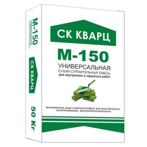 Купить на centrosnab.ru Сухая смесь универсальная М-150 СК Кварц, 50 кг по цене от 158,00 руб.!